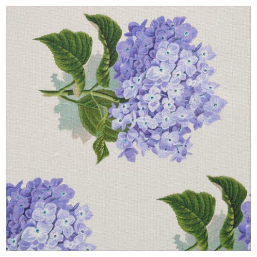 Vintages Hydrangea-Gewebe Stoff (Muster)