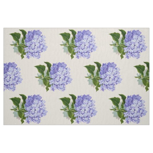 Vintages Hydrangea-Gewebe Stoff (Fat Quarter (45,7 x 55,9 cm))