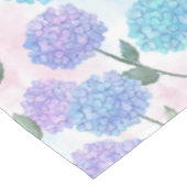 Vintages Hydrangemuster Tischdecke (Schrägansicht)