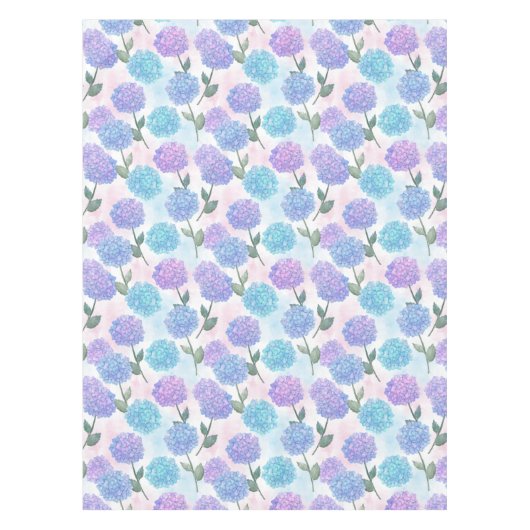 Vintages Hydrangemuster Tischdecke (Vorderseite)