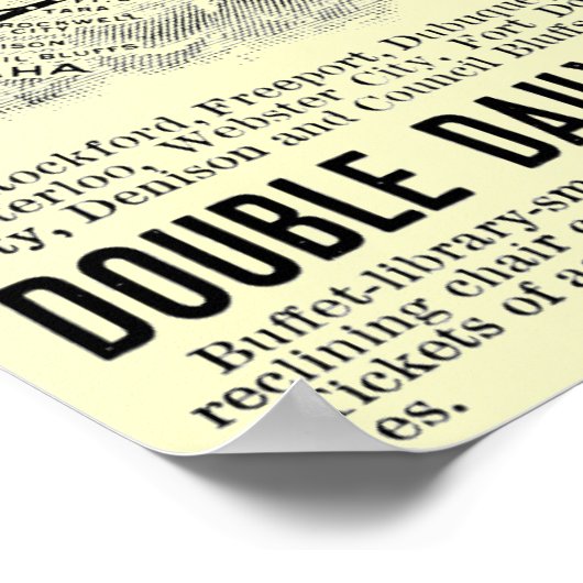 Vintages Illinois Central RR Poster (Ecke)