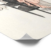 Vintages Illustrations-Poster Poster (Ecke)