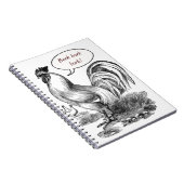 Vintages Illustrationsbuch Notizblock (Rechte Seite)