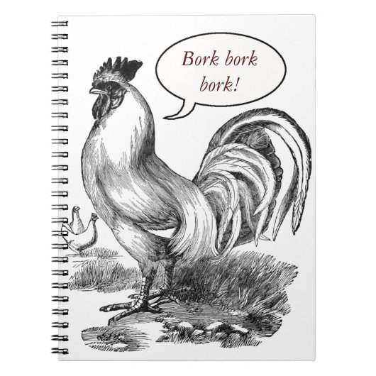 Vintages Illustrationsbuch Notizblock (Vorderseite)