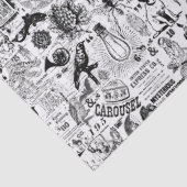 Vintages Illustrationspapier oder Dekoupage Seidenpapier (Detail)