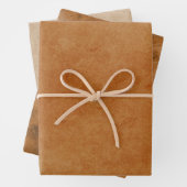 Vintages Imitat Geschenkpapier Set (Beispiel)