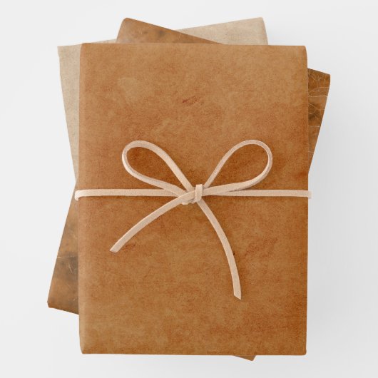 Vintages Imitat Geschenkpapier Set (Beispiel)