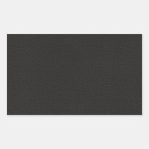Vintages Imitat Leather Rechteckiger Aufkleber