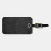 Vintages Imitat-Leder Gepäckanhänger (Vorderseite horizontal)