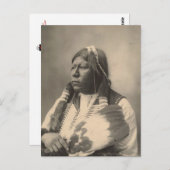 Vintages Indian: Chief Grant Richards, Tonkawa - Postkarte (Vorne/Hinten)