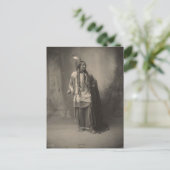 Vintages Indian: Sechs Zehen, Kiowa - Postkarte (Stehend Vorderseite)