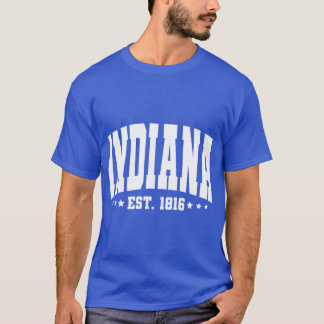 Vintages Indiana Shirt USA Patriotic Game-Geschenk