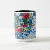 Vintages Indianerblumenmuster Tasse (Zentrum)