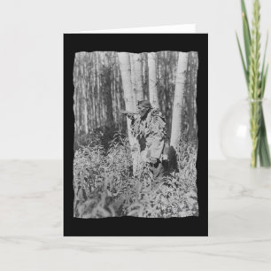 Vintages Indianerkrebs Karte