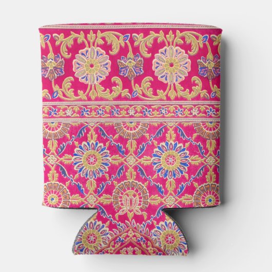 Vintages Indianerstickermuster Dosenkühler (Rückseite)