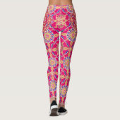 Vintages Indianerstickermuster Leggings (Rückseite)
