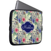 Vintages indisches Art-Tiger-Muster | addieren Laptopschutzhülle (Vorne Rechts)