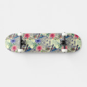 Vintages indisches Art-Tiger-Muster Skateboard (Horizontal)