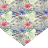 Vintages indisches Art-Tiger-Muster Tischdecke (Schrägansicht)