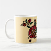 Vintages indisches Cotton Chintz Fabric Kaffeetasse (Links)