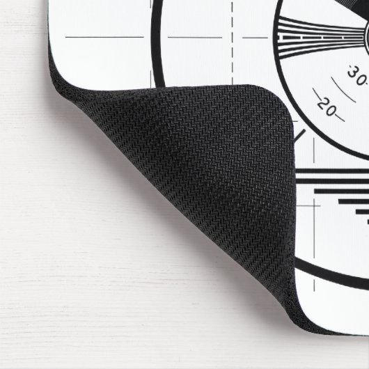 Vintages indisches Haupttest-Muster Mousepad (Ecke)