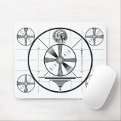 Vintages indisches Haupttest-Muster Mousepad (Mit Mouse)