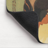 Vintages indisches Mädchen Mousepad (Ecke)