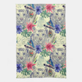 Vintages indisches Tigermuster Handtuch (Vertikal)