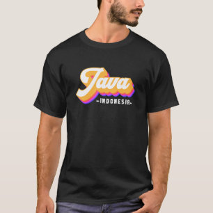 Vintages Indonesien Urlaub Reisen Asien Java T-Shirt