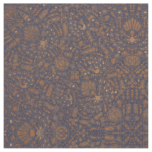 Vintages indonesisches Stammkatzenmuster Stoff (Nahaufnahme)