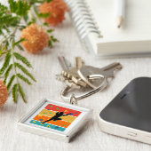 Vintages Indoor Rock Klettern Schlüsselanhänger (Seite)