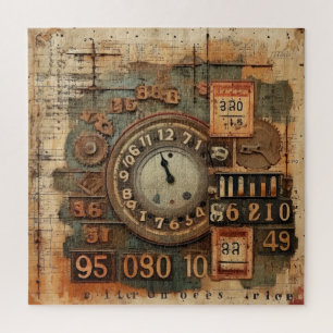 Vintages industrielles Grunge-Puzzle Puzzle
