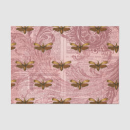 Vintages Insekt Ephemera Seidenpapier