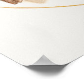 Vintages Insektenbild Poster (Ecke)