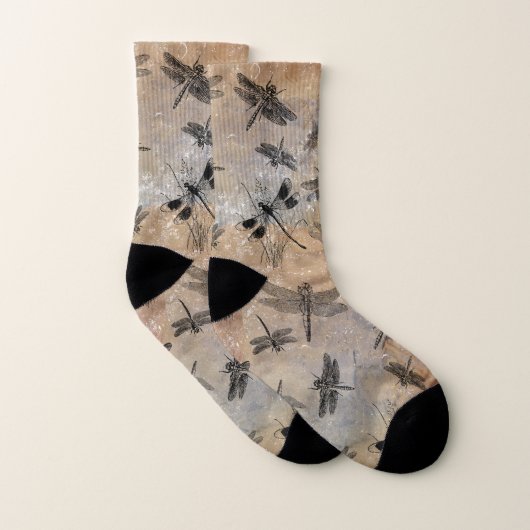 Vintages Insektenkrankheitsmuster Socken (Paar)