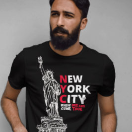 Vintages inspiriere Zitat aus New York City T-Shirt