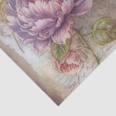 Vintages Inspiriertes Lavendelknotenpapier Seidenpapier (Ausschnitt)