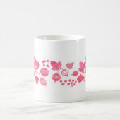 Vintages inspiriertes Rosa GB 11 Unze. Tasse (Mittel)