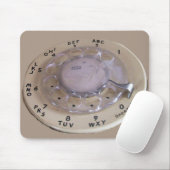 Vintages Ipad simsen Maschine Mousepad (Mit Mouse)