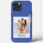 Vintages iPhone Case mit moderner Marine (Rückseite)