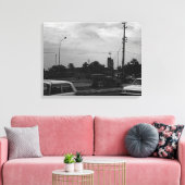 Vintages Irak Baghdad Straßentaxis Leinwanddruck (Insitu (Wohnzimmer))