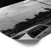 Vintages Irak Baghdad Straßentaxis Poster (Ecke)