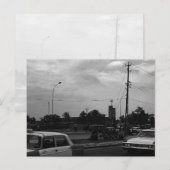 Vintages Irak Baghdad Straßentaxis Postkarte (Vorne/Hinten)