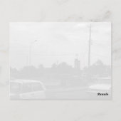 Vintages Irak Baghdad Straßentaxis Postkarte (Rückseite)