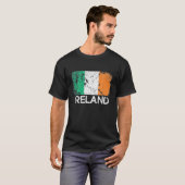 Vintages irisches Flaggenpreisgeschenk T-Shirt (Vorne ganz)