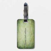 Vintages irisches Glücksspiel-Kleeblatt Gepäckanhänger (Rückseite vertikal)