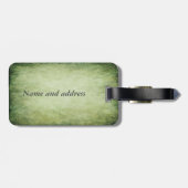 Vintages irisches Glücksspiel-Kleeblatt Gepäckanhänger (Rückseite horizontal)