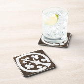 Vintages Irish Celtic Art Design Black Untersetzer (Rechte Seite)