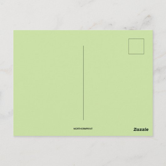 Vintages Irish Girl Collections Kleeblatts Postkarte (Rückseite)