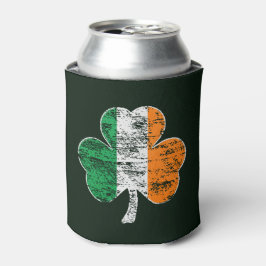 Vintages Irland Flaggen-Kleeblatt Dosenkühler
